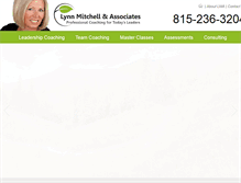 Tablet Screenshot of lynnmitchellcoaching.com